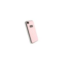 Накладка Krusell Coco UnderCover для iPhone 4. Цвет: розовый