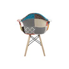 ПМ: Stool Group Кресло EAMES пэчворк Y809