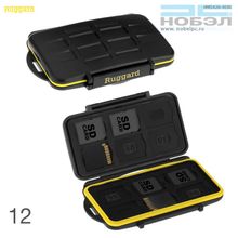 Ruggard Чехол для карт памяти 12 шт sd microsd Ruggard Memory Card Case