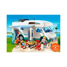 Playmobil Семейный автомобиль дом на колесах Аквапарк