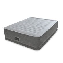 Полуторный надувной матрас Intex 67768 Comfort-Plush Airbed + насос (137х191х33см) (1122827)