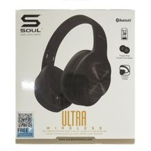 Наушники полноразмерные дуговые беспроводные Soul, Ultra Wireless, черные