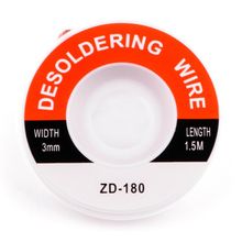Плетенка для снятия припоя ZD-180 (3.0mm x 1.5m)