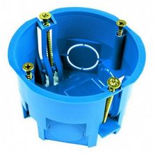 коробка установочная КМТ-010-033 для твердых стен (68х45) с саморезами IP20 |  код. plc-kmt-010-033 |  EKF