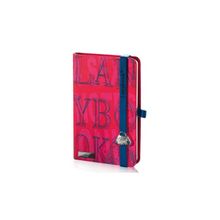XX.AMLF23K-040 - Записная книга Lanybook , A6 90x140, клетка + зеркало