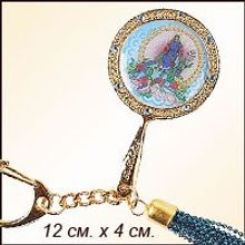 Зеркало фен шуй "Синяя Тара" - защищает от темных заклинаний и стихийных бедствий