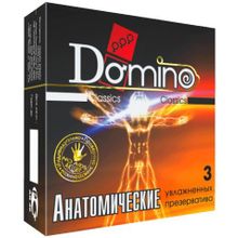 Domino Презервативы анатомической формы Domino  Анатомические  - 3 шт.