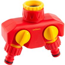 Распределитель GRINDA двухканальный, из ударопрочной пластмассы