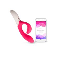 We-vibe Розовый вибромассажёр с клиторальным отростком We Vibe Nova Pink - 21,5 см. (розовый)