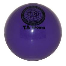 Мяч для художественной гимнастики TA Sport d-19см силиконовый фиолетовый