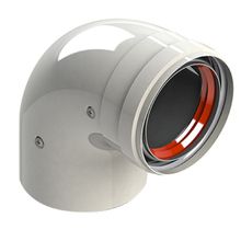 Stout элемент дымохода ?80 100 отвод 90° утепленный п м