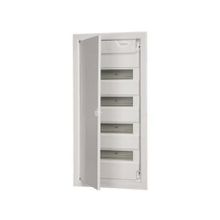 Корпус встраиваемый модульный КМПв 4 56 белая металлическая дверь IP30 4 ряда, 56 модулей, 714 х 359 х 92 (ВхШхГ) |  код. MKP54-V-56-30-01 |  IEK