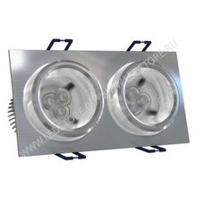 Светодиодный светильник Shine Downlight Domino Reflector Double 3x3W