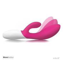 Lelo Вибромассажер с клиторальным стимулятором INA Wave Cerise (лиловый)