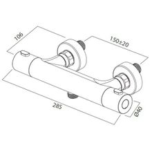 Am.Pm Смеситель Joy F8540000 для душа (термостат)