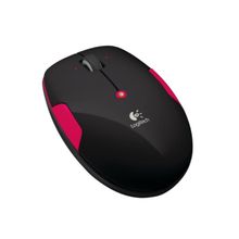 Logitech Wireless Mouse M345 Black-Pink USB