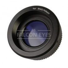 Переходное кольцо Falcon Eyes c M42 на Nikon с линзой 20131