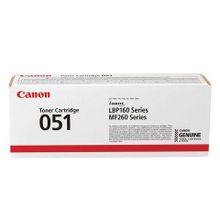 Картридж лазерный CANON (051) i-SENSYS LBP162dw MF264dw 267dw 269dw, ресурс 1700 страниц, оригинальный, 2168C002