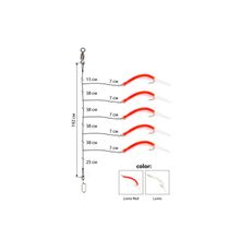 AKARA Снасточка морская Akara Rubber Mac System SP008 H5 №5 0 Lumo