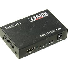 Разветвитель  Telecom  TTS5020  HDMI Splitter (1in  -  4out)  + б.п.