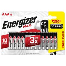 Батарейки Energizer MAX E92 1.5V типа ААА - 16 шт.