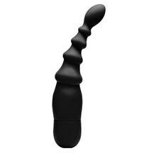 Dream Toys Чёрный вибромассажёр простаты MENZSTUFF P-SPOT REACH VIBE (черный)