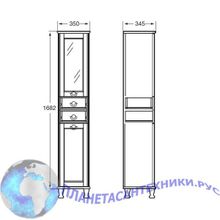 Шкаф-колонна Roca AMERICA орех правый ZRU9302796