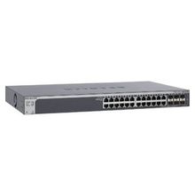netgear (managed smart-switch with 22ge+2sfp(combo)+2sfp ports (including 16ge poe and 8 poe+ ports) with static routing and ipv6, stackable (containing agc761 cable), poe budget up to 192w) gs728tpsb-100eus