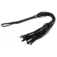 Черная плеть Mini Flogger - 56 см. (241154)
