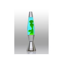 Лава лампа «астробэби» (хром) синий зеленый