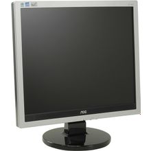 17" ЖК монитор AOC e719sd   Black&Silver   (LCD, 1280x1024, D-Sub, DVI)