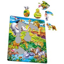 LARSEN Животные сафари 18 дет