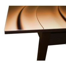 Стол обеденный раскладной со стеклом Бристоль М79 М80