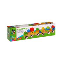 Bondibon Деревянный конструктор Чудо-поезд