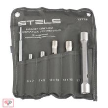 Stels Набор ключей трубок торцевых усиленных 6 предметов, CrV Stels