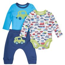 Bembi Комплект  3 предмета: 2 боди+штанишки КП202 г