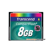 Карта памяти Compact Flash 8Gb Transcend &lt;266x&gt; High-Speed