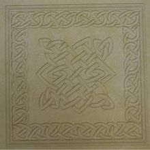 Клинкерная плитка Exagres Stone Cream Cuadro декор 33х33