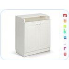 Комод Мебеком (две дверцы)  белый