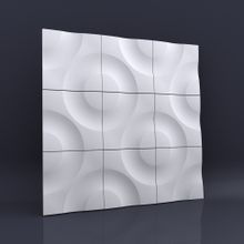 Стеновая гипсовая 3D панель – Аливия, 500х500mm