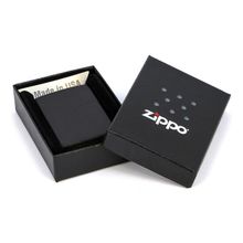 Зажигалка черная матовая Zippo 218 с покрытием Black Matte