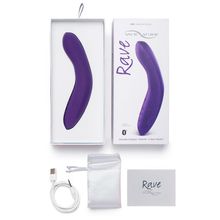 We-vibe Фиолетовый вибромассажёр We Vibe Rave Purple - 19,3 см. (фиолетовый)