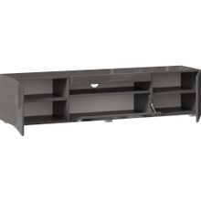 Алмаз. Любимый дом Бруклин Тумба под ТВ 1600 (Оникс Серый глянец), исполнение 2