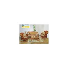 Мебель из ротанга  :МЕБЕЛЬ СЕРИЯ 3026:Мебель из ротанга 3026 комплект (диван 3-местный, 2 кресла, журнальный столик, чайный столик)