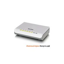 Powerline-Адаптер ZyXEL PLA470 EE  HomePlug AV с 4-портовым коммутатором Ethernet