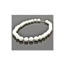 Бусики-Колечки Бусы Коралл "Белая Роза" арт. П3286А