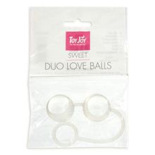 Toy Joy Стеклянные вагинальные шарики Duo Love Dalls на силиконовой сцепке