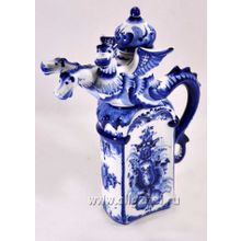 Штоф "Дракон". Гжельский фарфор. арт. 1728