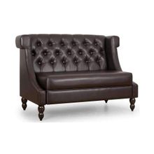 Диван прямой Мельбурн barrister Sofa коричневый-экокожа