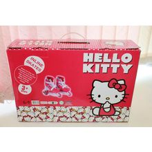 Hello Kitty Раздвижные трехколесные роликовые коньки HELLO KITTY 2541 (р.31-34)